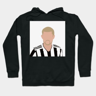 Matthijs de Ligt Minimalistic Face Art Hoodie